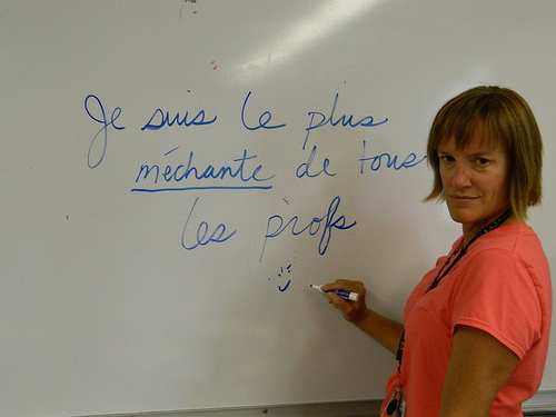 donner des cours de français à domicile
