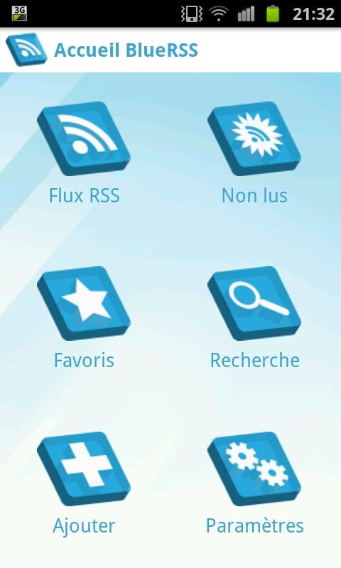 Le flux bleu Blue RSS