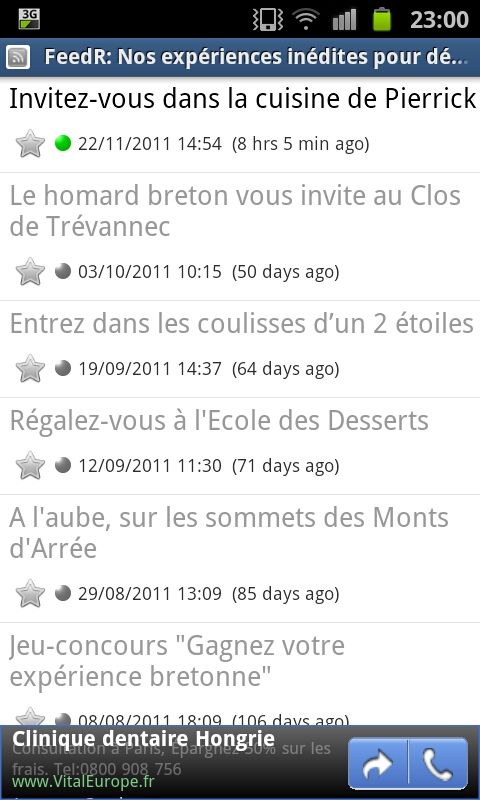 flux déjà lus flux lus via FeedR