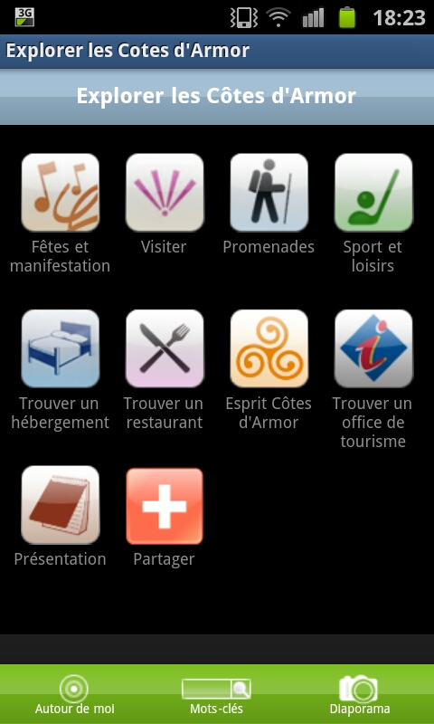 Application tourisme des Côtes d'Armor Application tourisme des Côtes d'Armor
