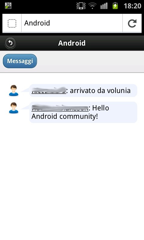Messages sur un site Messages sur un site par la communauté Volunia