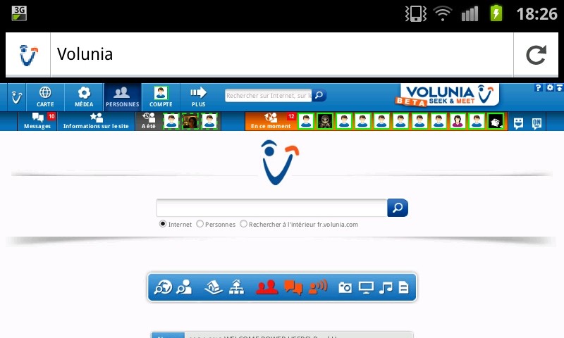 volunia affichage pc Affichage pour écrans type PC de volunia
