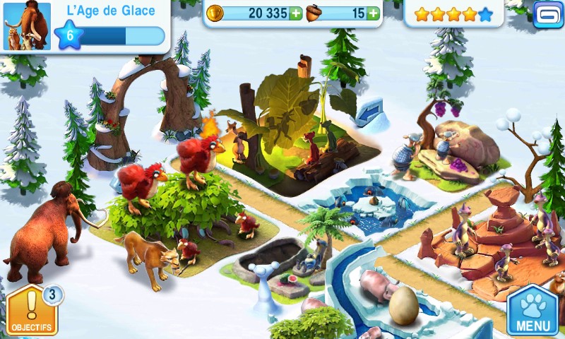 Le village de glace s'agrandit Le village de glace s'agrandit avec davantage d'animaux