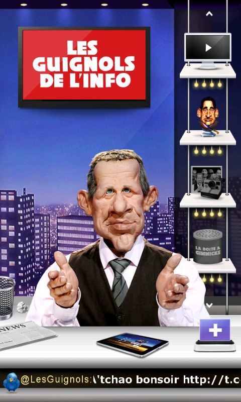 L'univers des guignols L'univers des guignols de l'info sur android