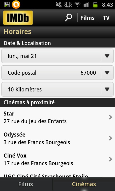 horaires et salles trouver les horaires et salles pour voir un film