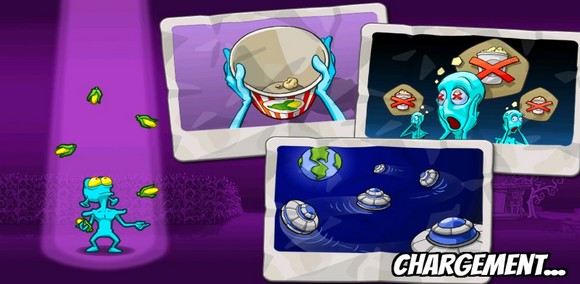 Le pop-corn, c'est la vie écran de chargement du jeu Farm Invasion US sur android