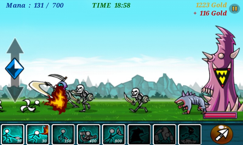 Ce sont les vilains Ennemis dans le jeu cartoon wars sur android