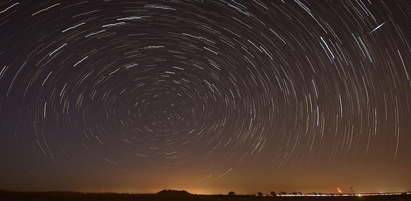 Photo d'un ciel étoilé