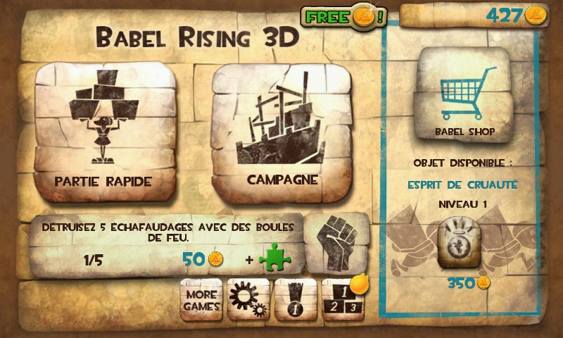 modes de jeu modes de jeu de babel rising 3d
