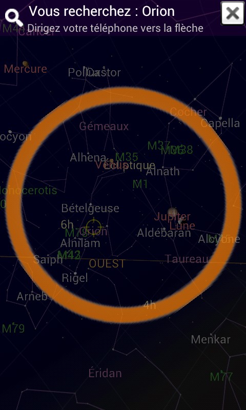 Recherche dans sky map Effectuer une recherche dans sky map