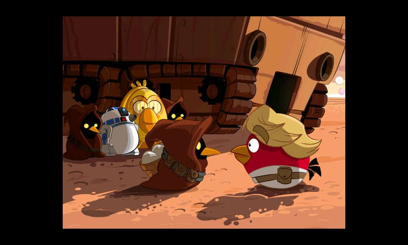 Un tour sur Tatooine Planète Tatooine dans Angry Birds Star Wars