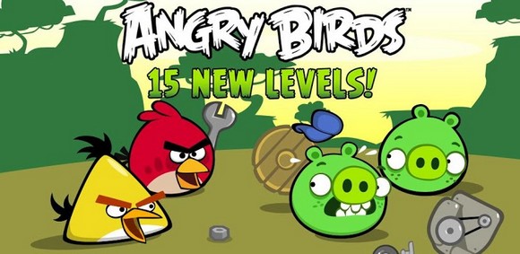 Jeu Angry Birds sur android