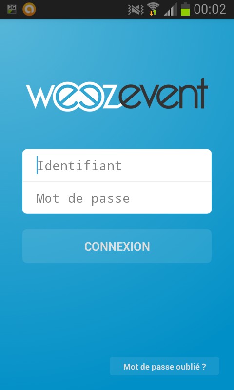 Accueil de l'application Weezaccess weezaccess pour gérer les entrées de la billetterie weezevent