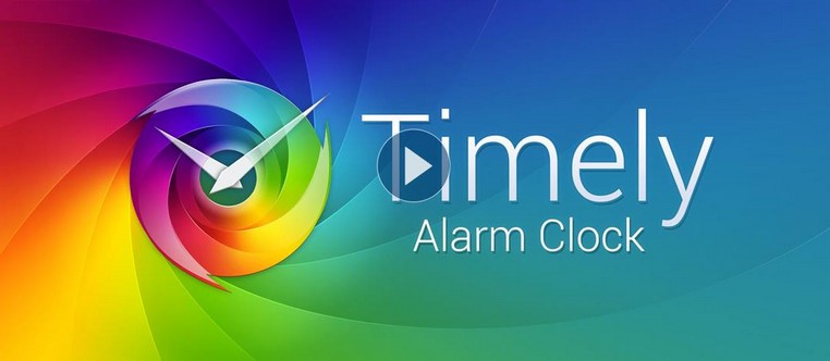 application d'alarme Timely sur android