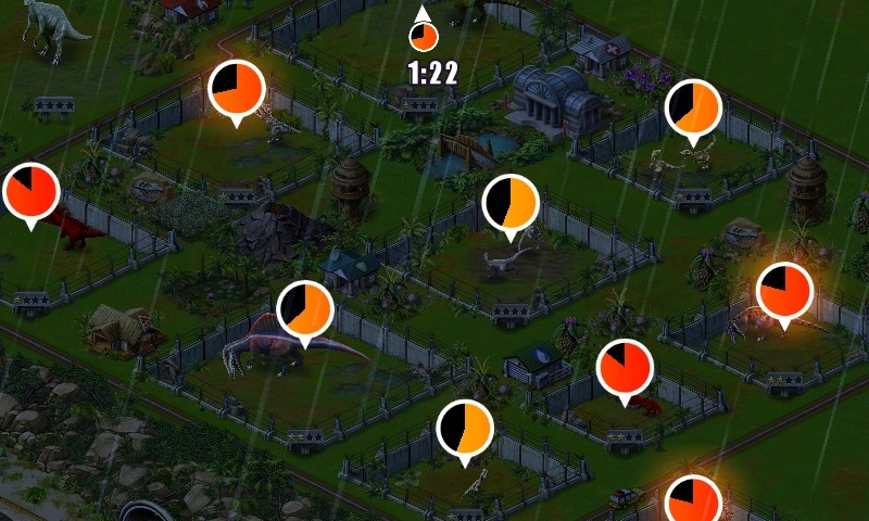Le code rouge calmer les dinosaures lors du code rouge de jurassic park