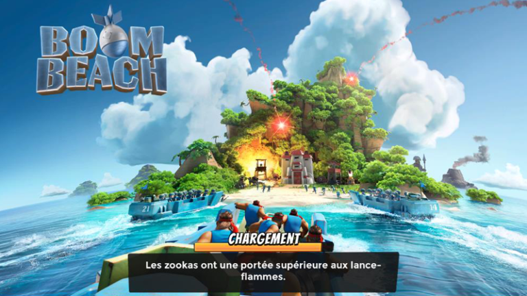 Jeux Boom Beach sur Android
