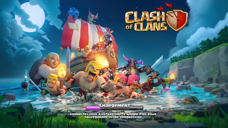 Jeux Clash of Clan sur Android