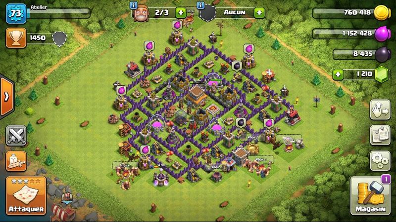 Village principal dans Clash of Clan