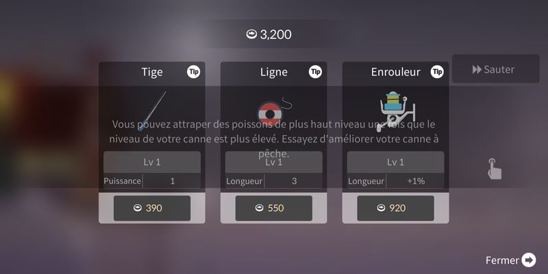 améliorer canne à pêche